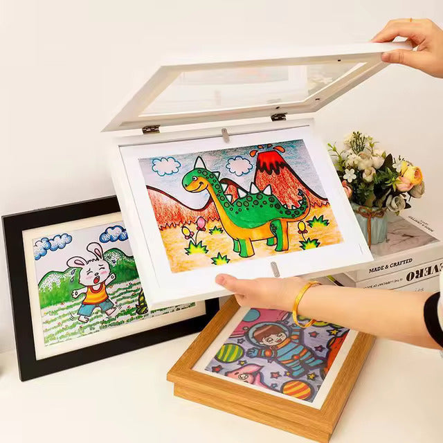 Wall Art Frame for Kids’ Artwork Display