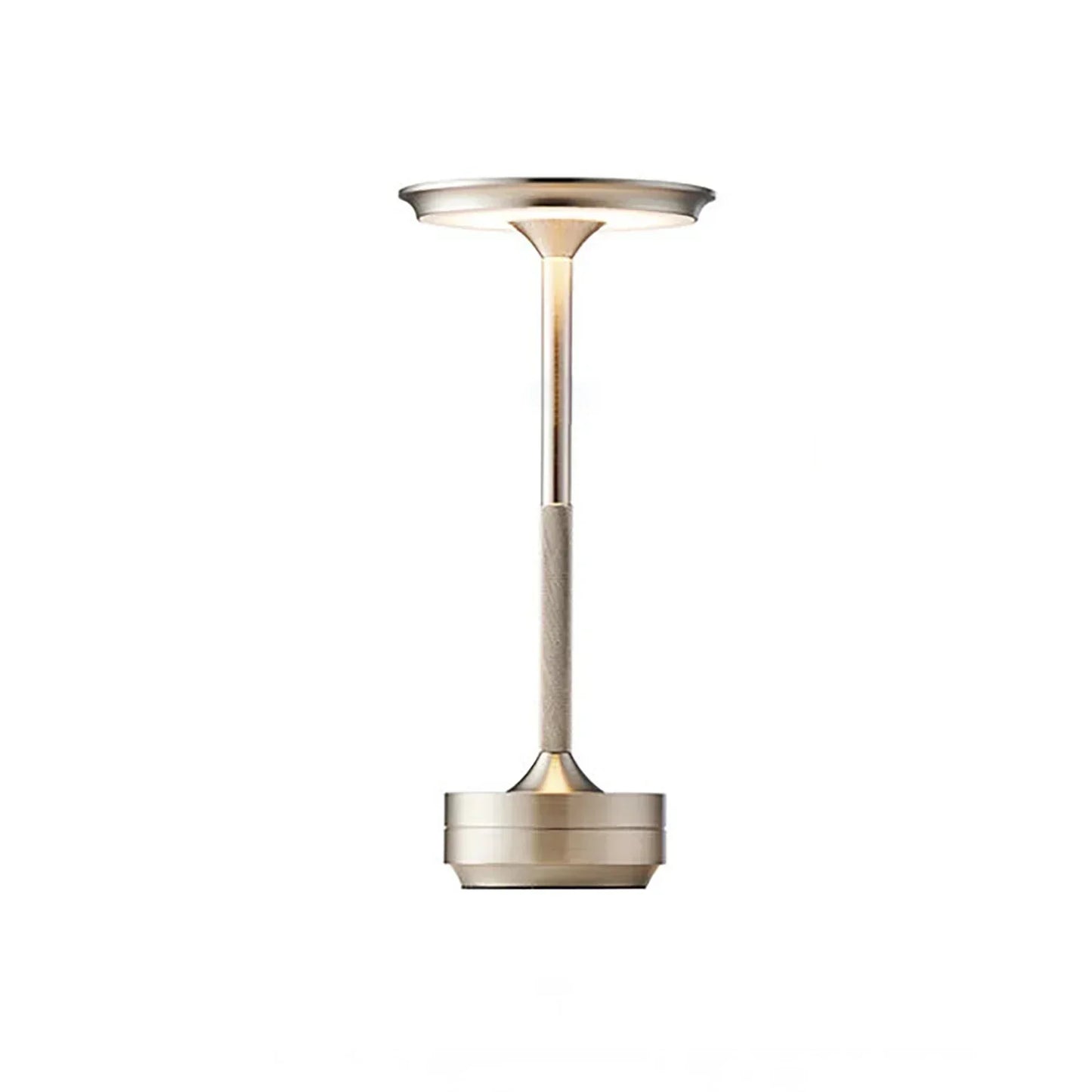 LED Table Lamp Modern Gold Metal Rechargeable