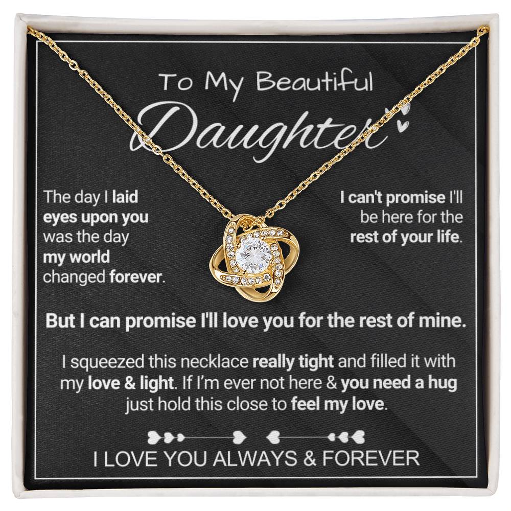 To My Daughter - Promise - Love Knot