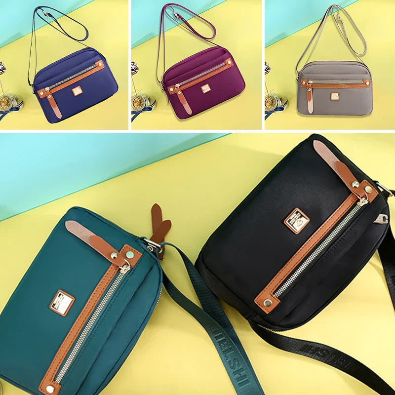 Nylon crossbody bag