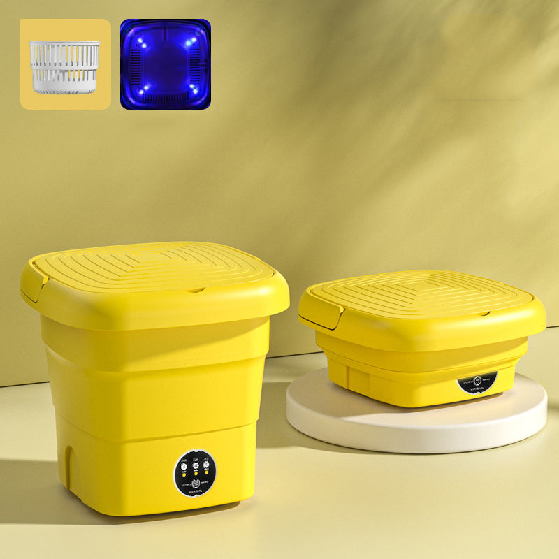 Washing Machine Portable Foldable Mini Laundry Bin