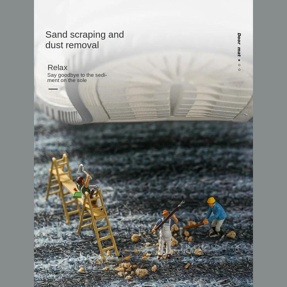 Door Mat PVC | Non Slip Cuttable Rug Entrance