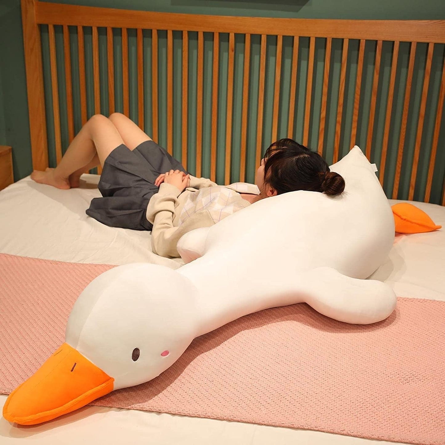 Plush Toy Goose Soft Cotton Cuddle Pillow