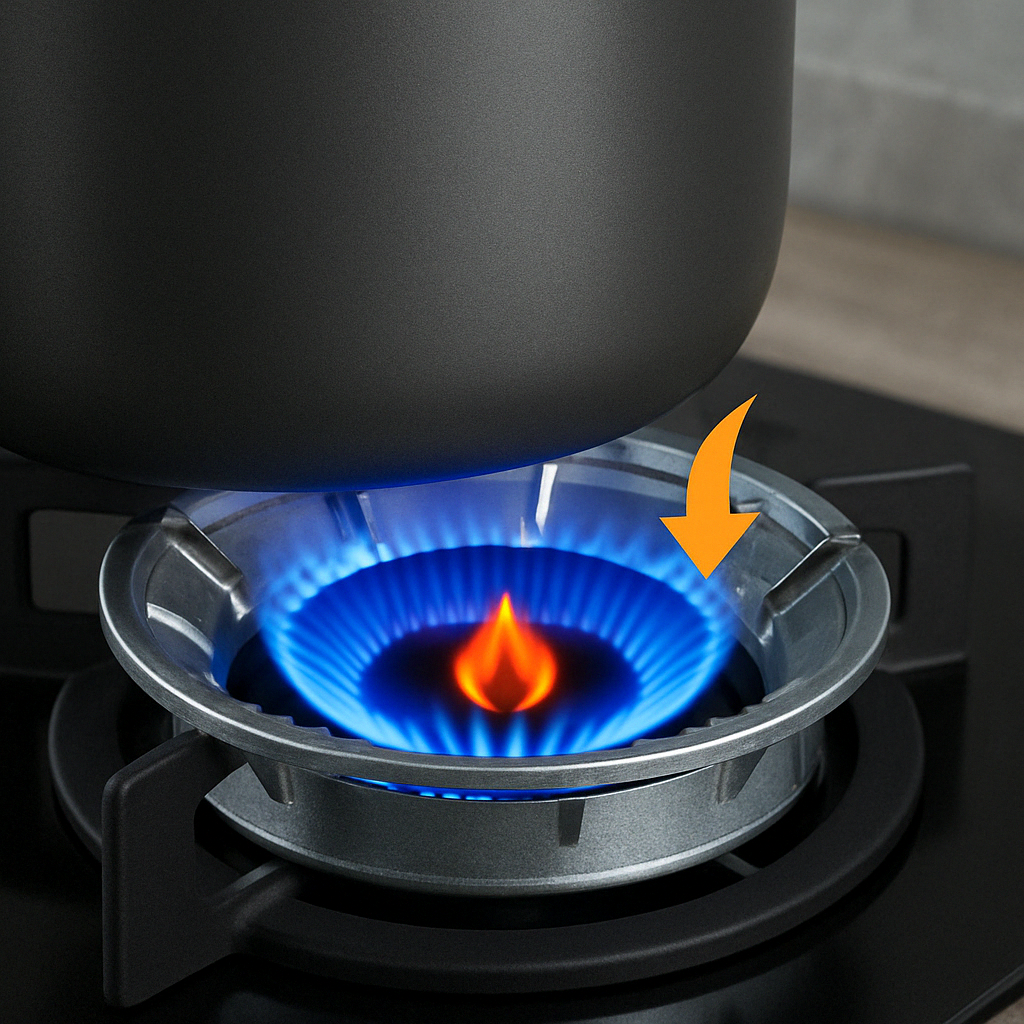 Gas Stove Ring for Faster Energy-Saving Cooking