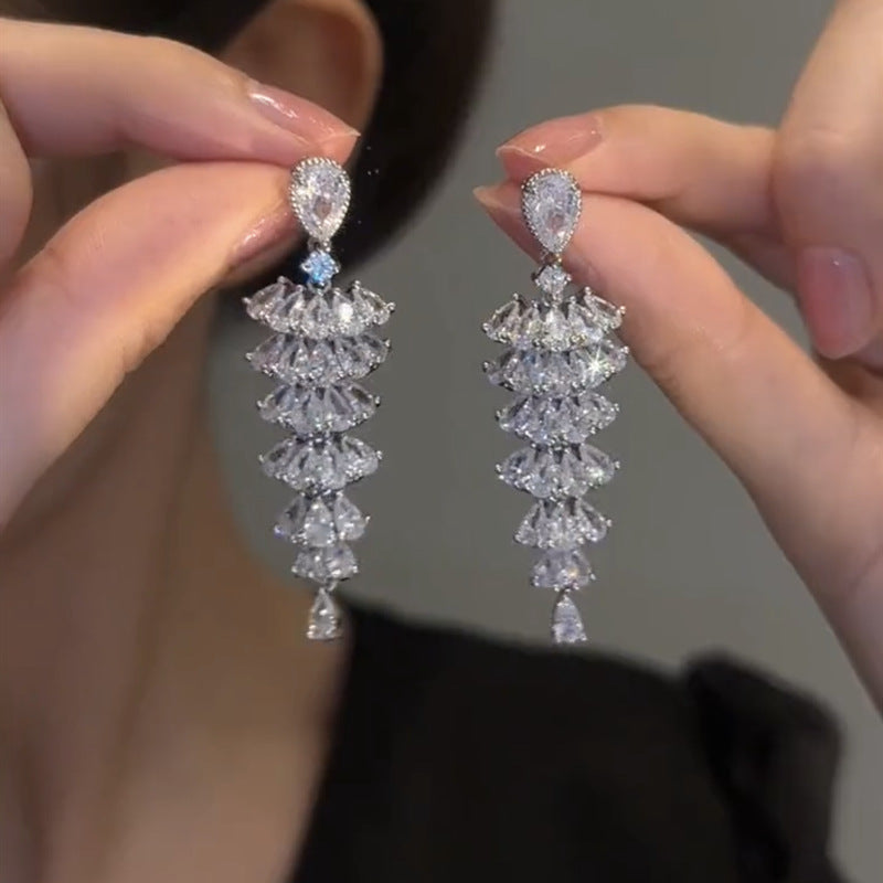 Scalloped Skirt Earrings