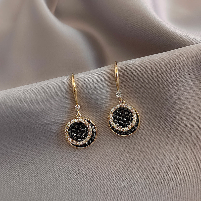 Black Zirconia Earrings