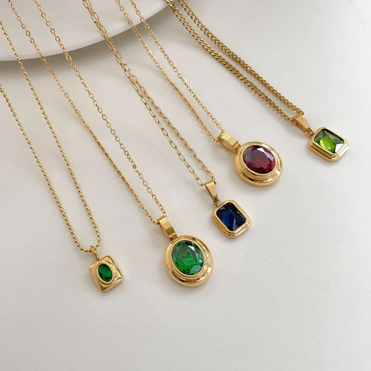 Vintage Gemstone Necklace