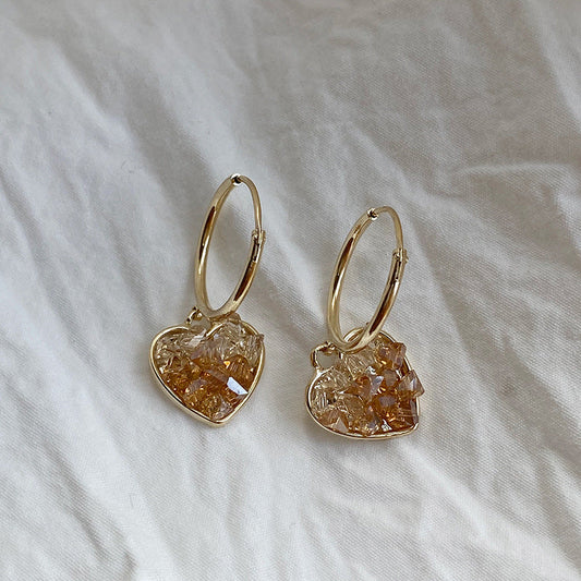 Champagne Gradient Crystal Earrings