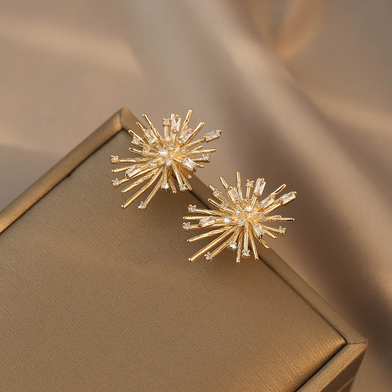 Firework Zirconia Earrings