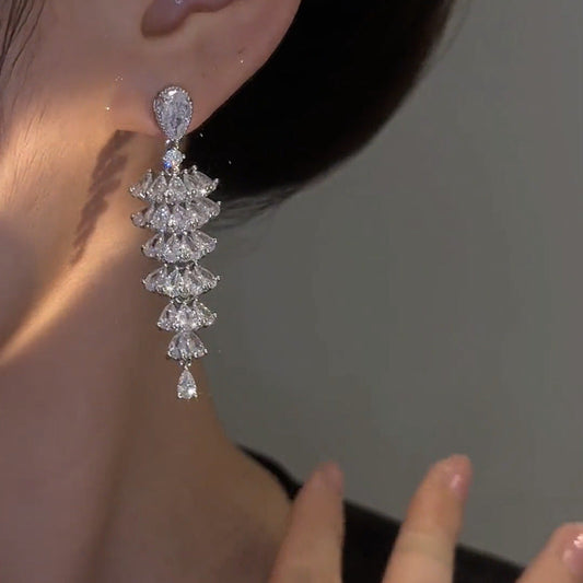 Scalloped Skirt Earrings