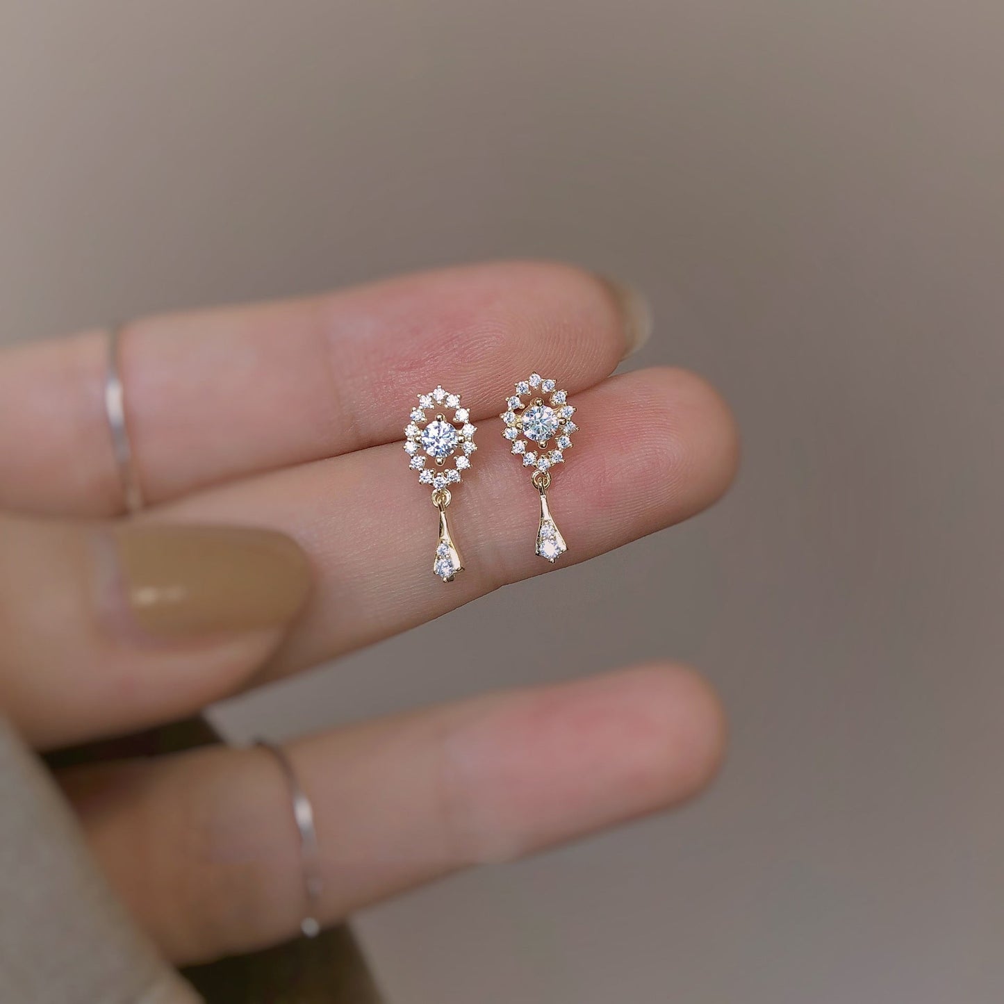 925 Sterling Silver Vintage Elegant Earrings
