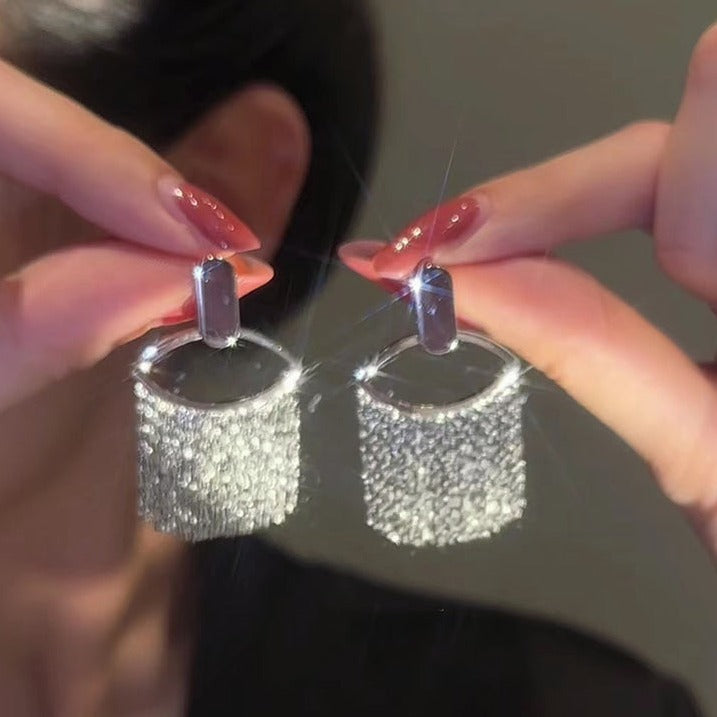 Hoop Tassel Earrings