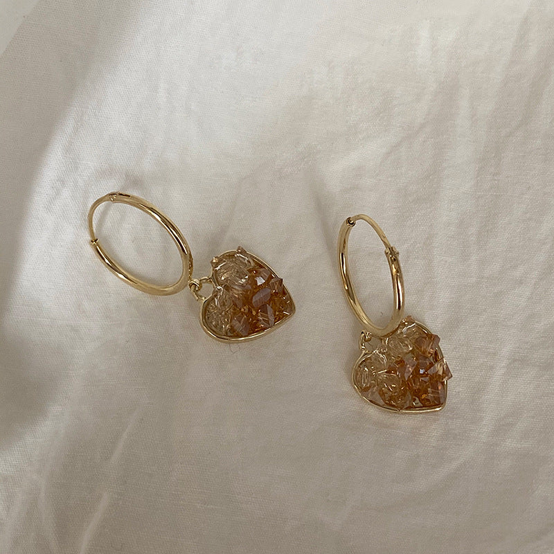 Champagne Gradient Crystal Earrings