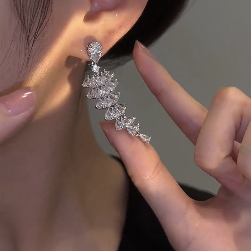 Scalloped Skirt Earrings