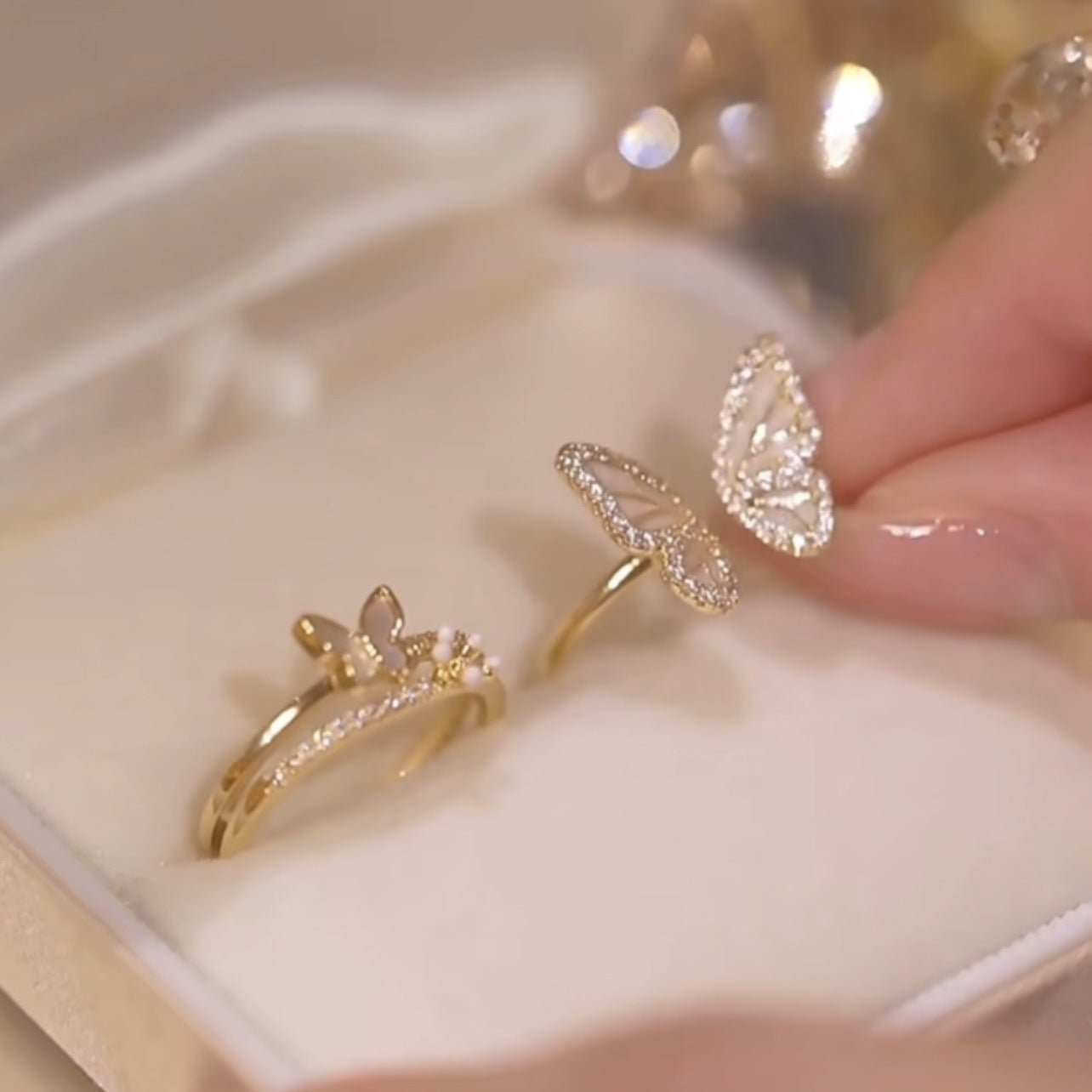 Butterfly Adjustable Ring