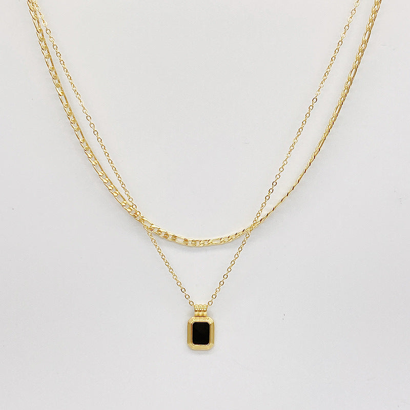 Layered necklace set