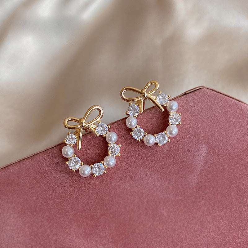 Delicate Pearl Earrings