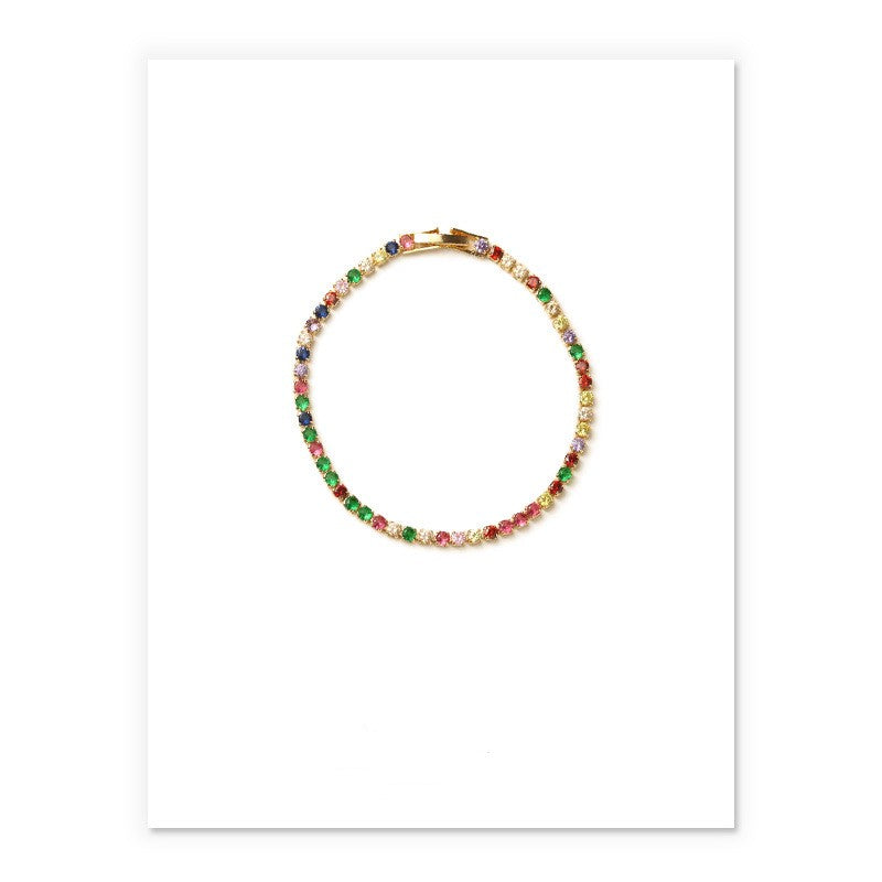 Zirconia Necklace Bracelet Necklace