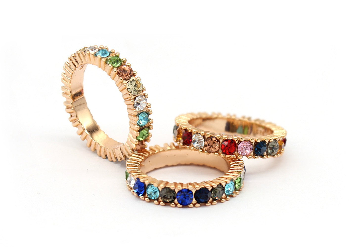 Rainbow Zirconia Ring