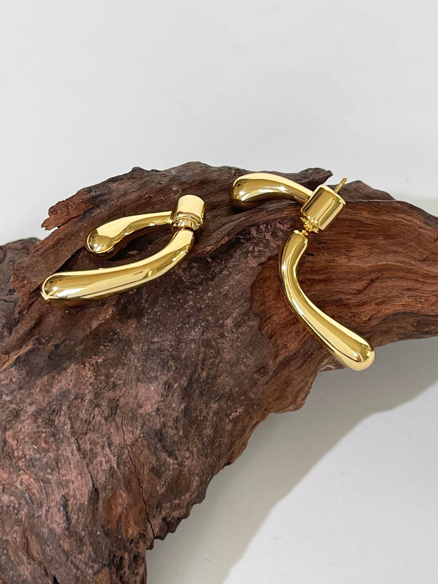 Shaped Drop Earrings