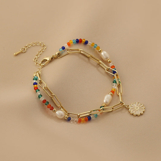 Colourful Beaded Stacking Bracelet