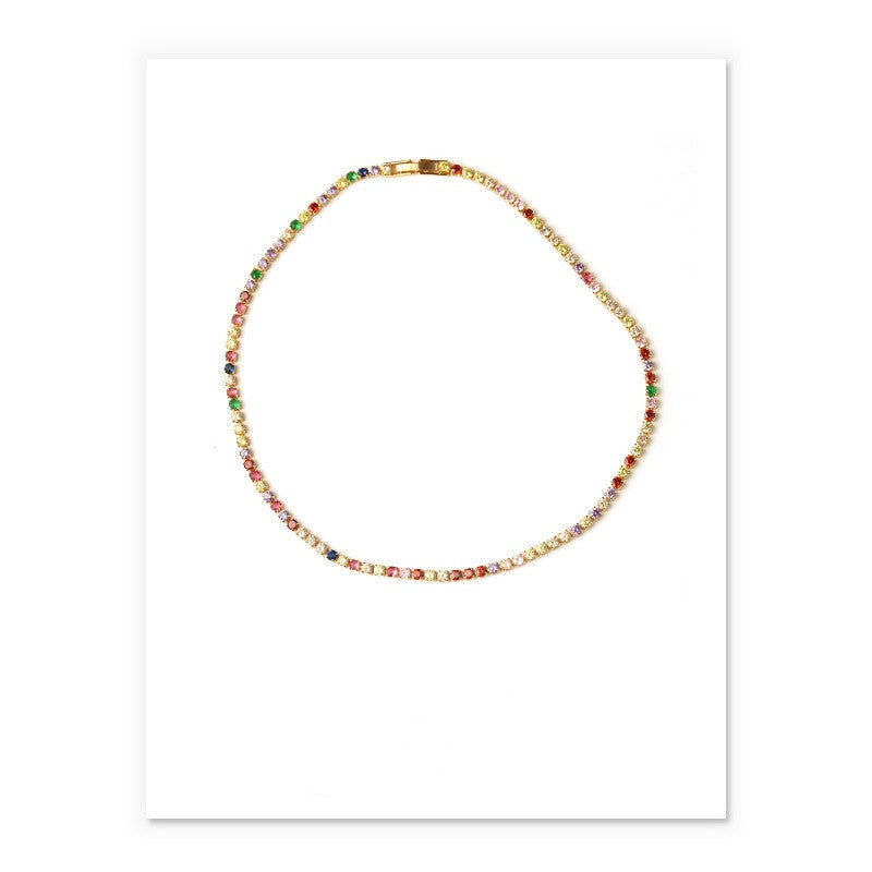 Zirconia Necklace Bracelet Necklace