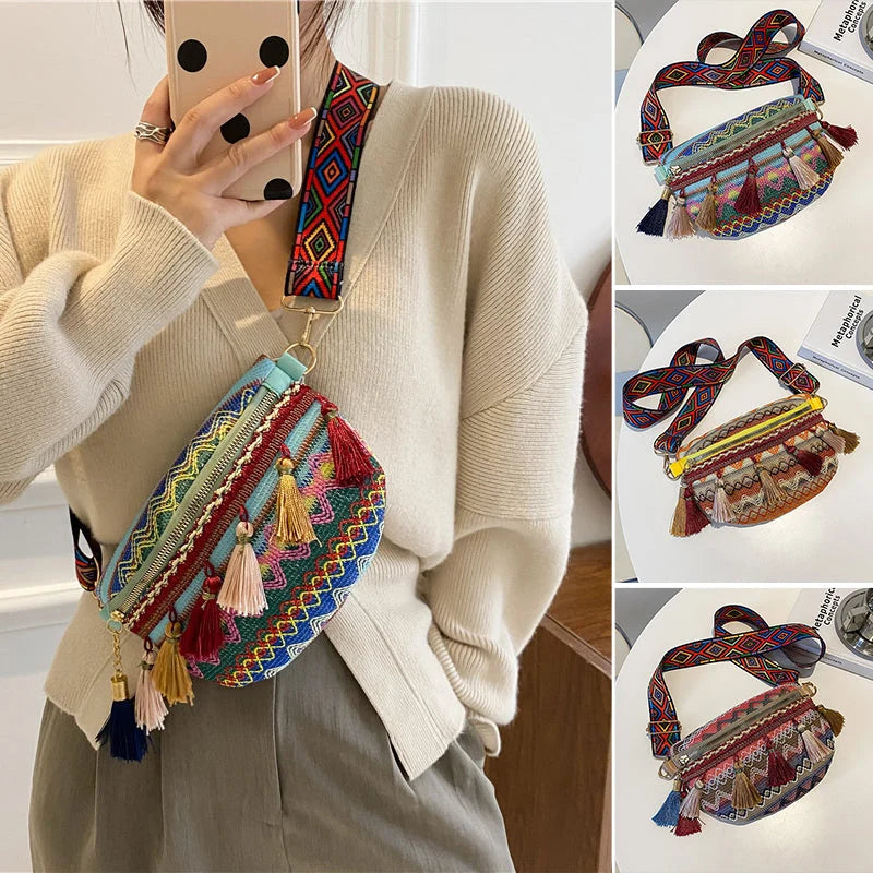 Colorful waist/shoulder bag