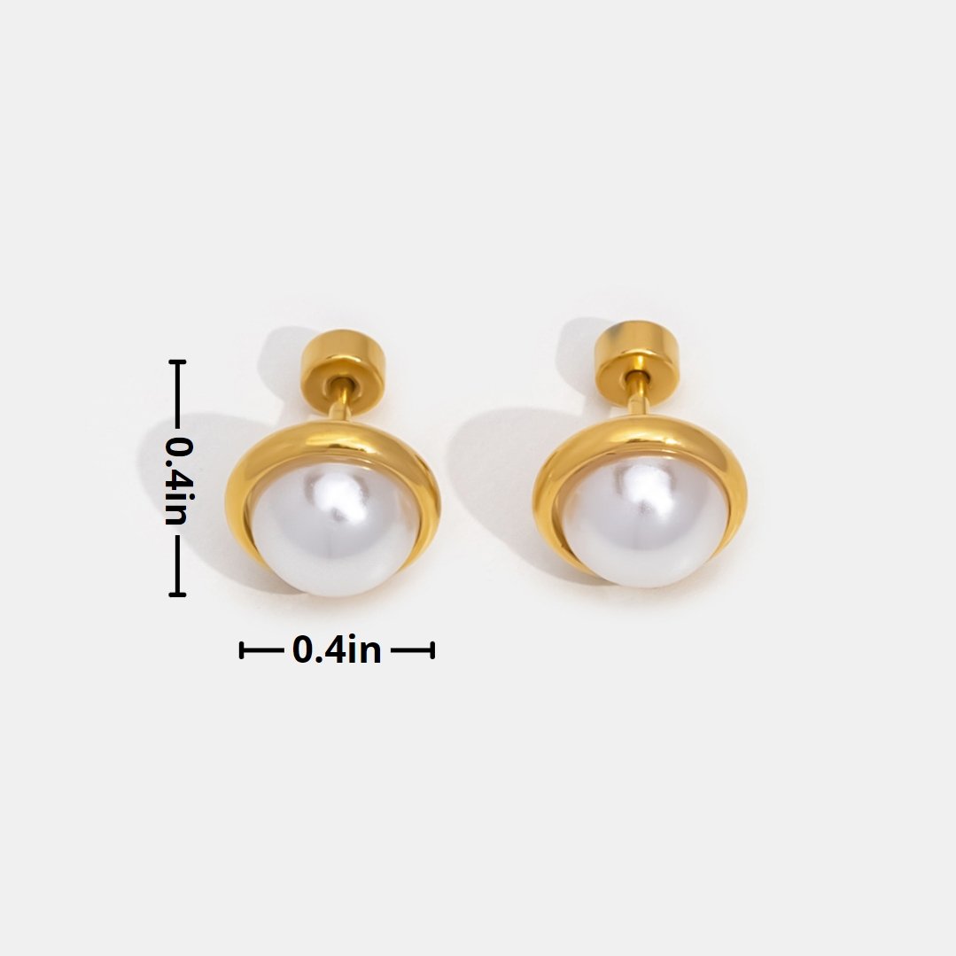 Pearl Stud Earrings