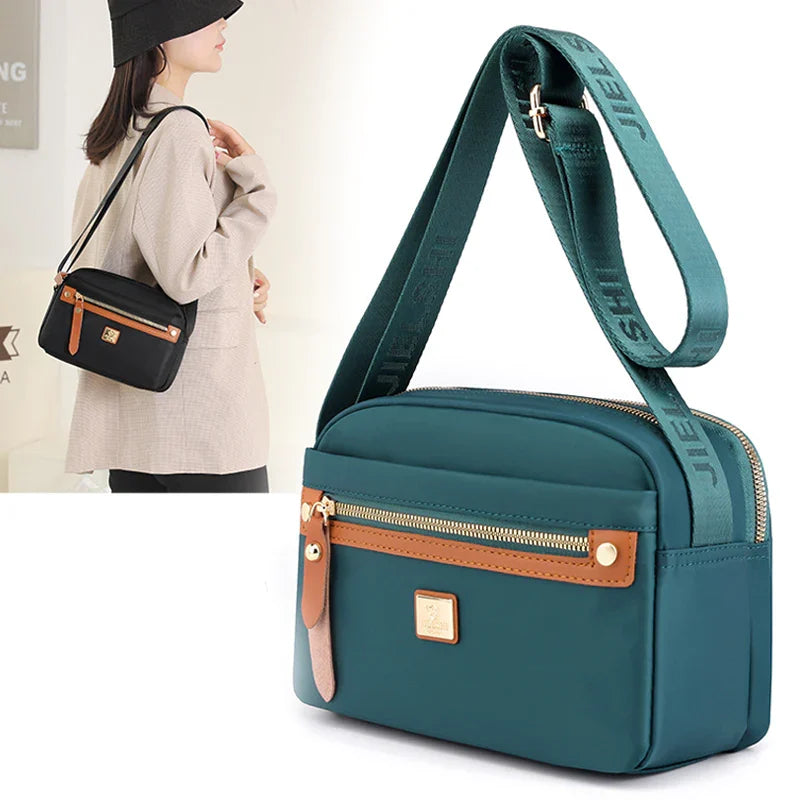Nylon crossbody bag