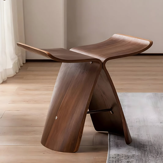 Wooden Bench Minimalist Solid Wood Seating