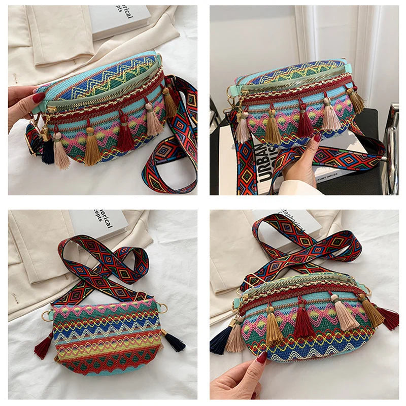 Colorful waist/shoulder bag