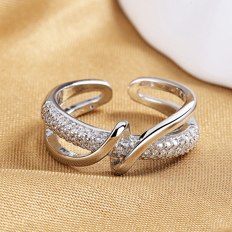 Personalised Geometric Adjustable Ring