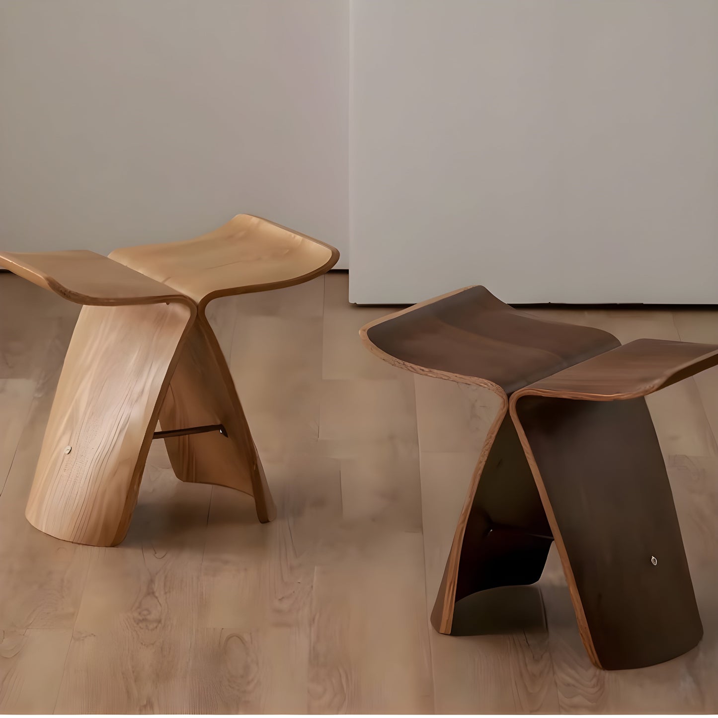 Wooden Bench Minimalist Solid Wood Seating