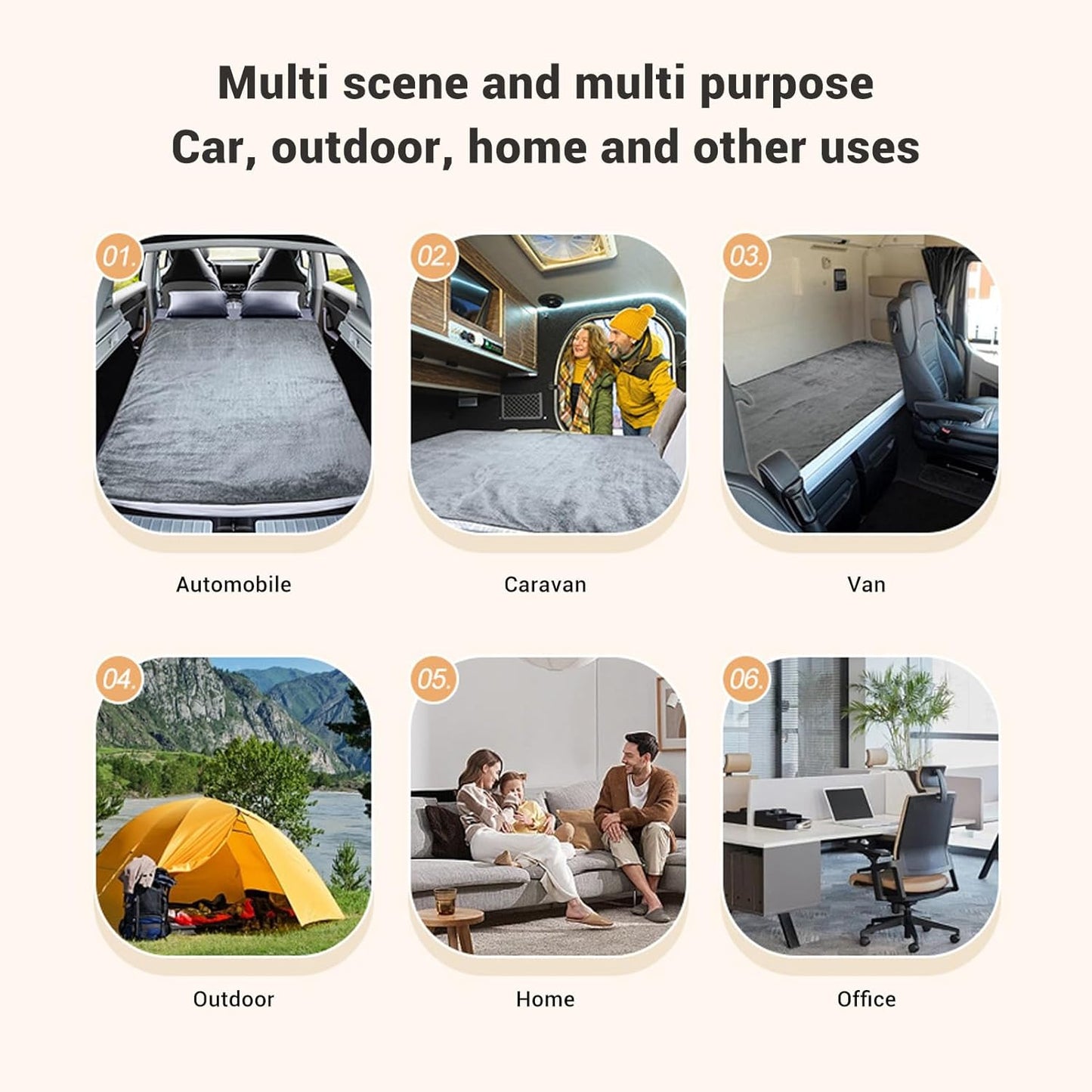 Heated Blanket | 12V Electric Washable Travel Throw