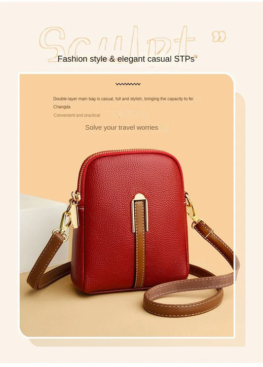 Pattern Crossbody Shoulder Strap Bag