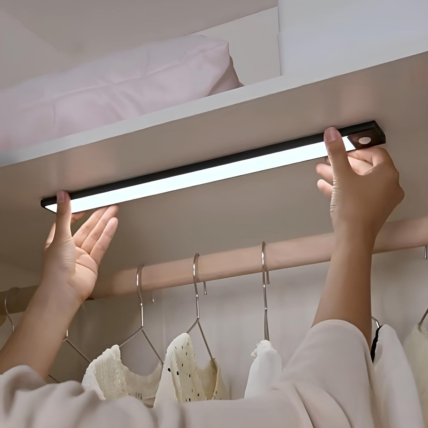 LED Wall Light Motion Sensor Rechargeable Strip