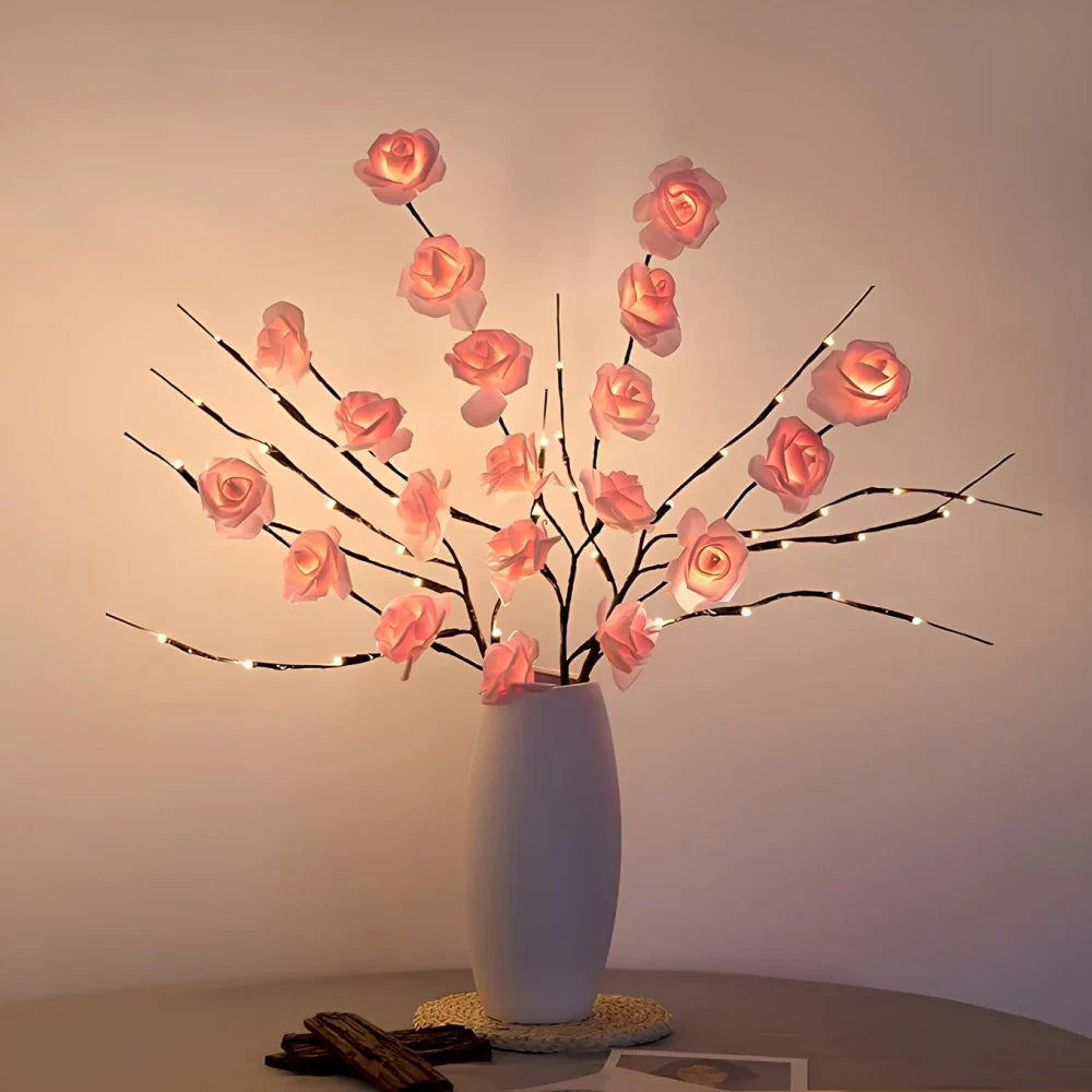 Fairy Lights Branch Lamp LED Floral Table Decor Bedroom