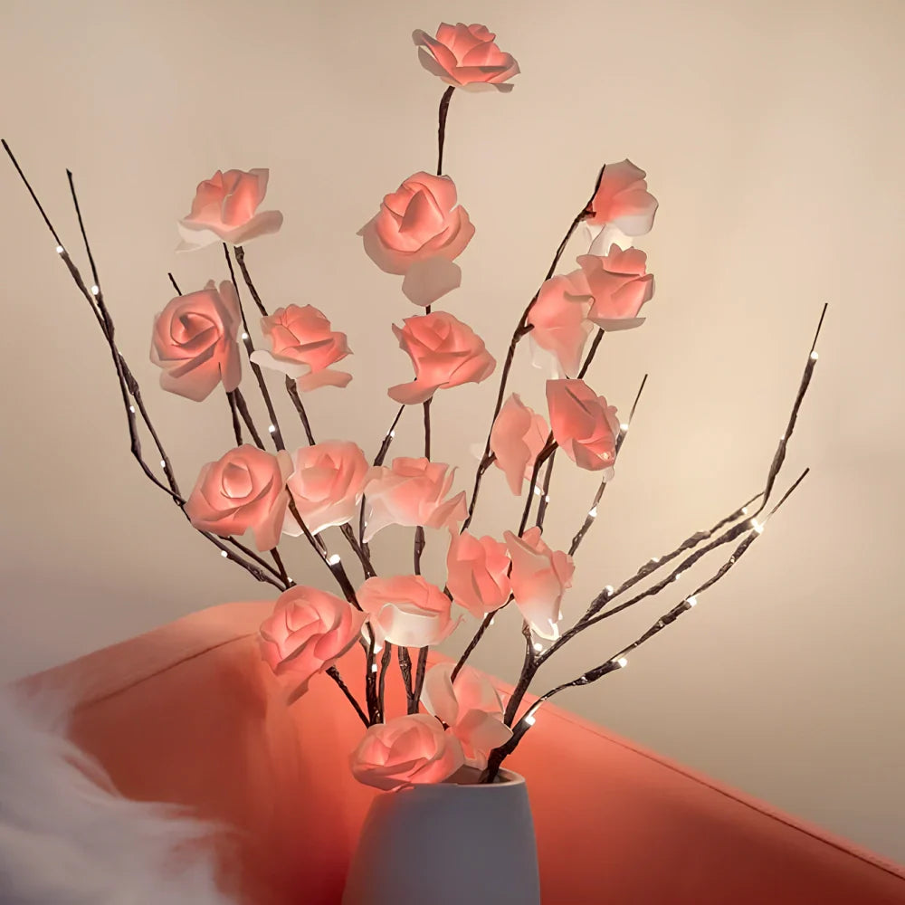 Fairy Lights Branch Lamp LED Floral Table Decor Bedroom