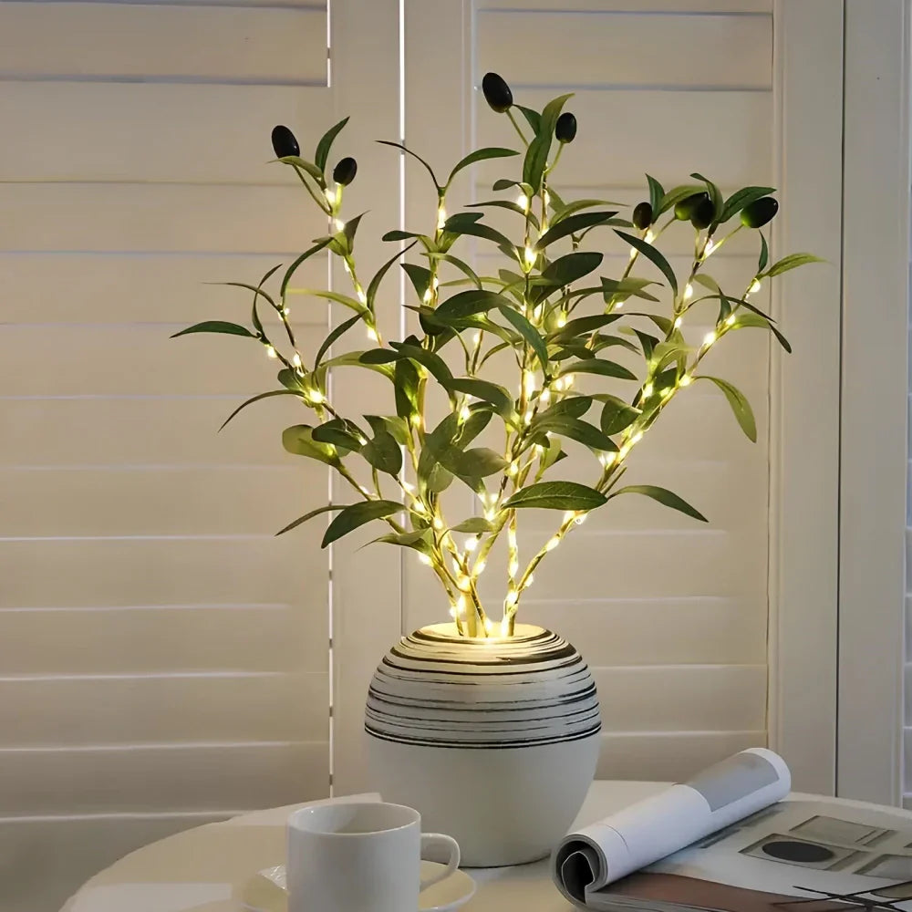 Fairy Lights Branch Lamp LED Floral Table Decor Bedroom