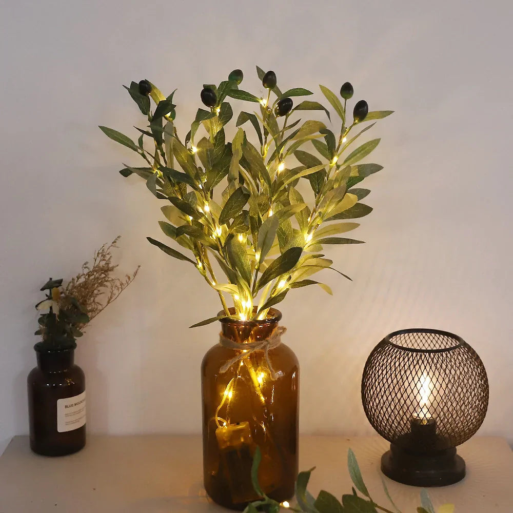 Fairy Lights Branch Lamp LED Floral Table Decor Bedroom