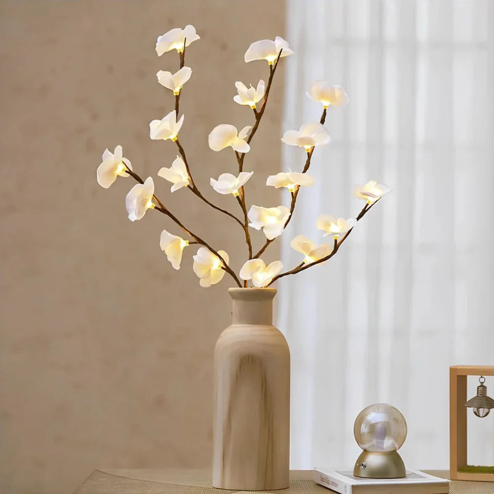 Fairy Lights Branch Lamp LED Floral Table Decor Bedroom