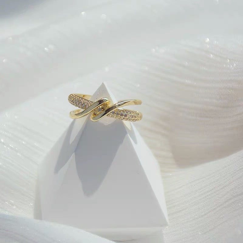 Personalised Geometric Adjustable Ring