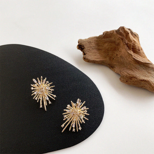 Firework Zirconia Earrings