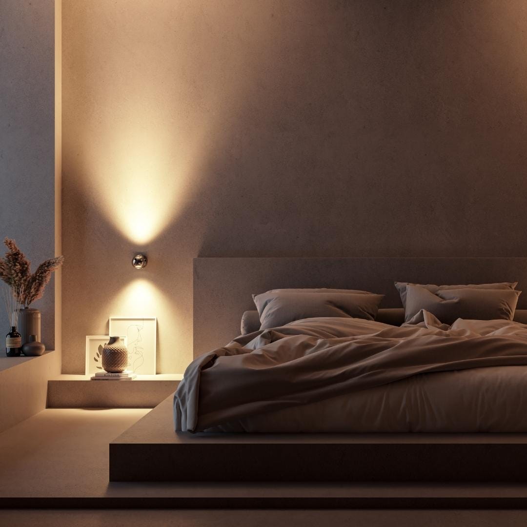LED Wall Light Chrome Modern Spot Lamp