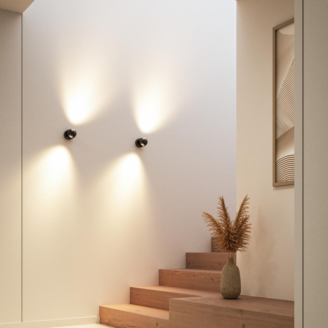 LED Wall Light Chrome Modern Spot Lamp