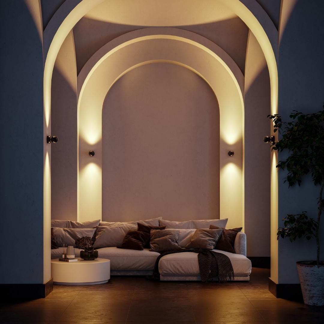 LED Wall Light Chrome Modern Spot Lamp