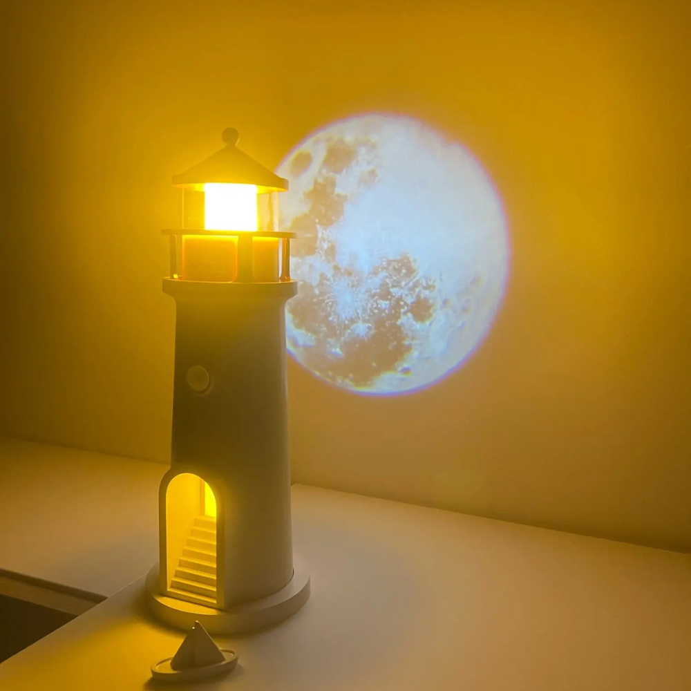 Moon Lamp Night Light Lighthouse Design Bedroom Decor
