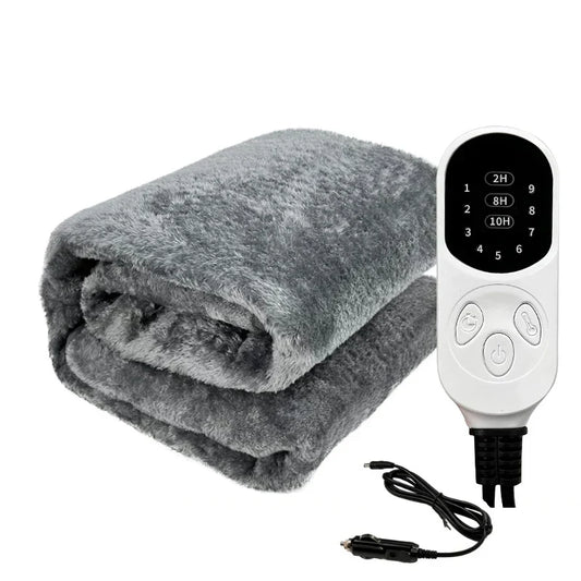 Heated Blanket | 12V Electric Washable Travel Throw