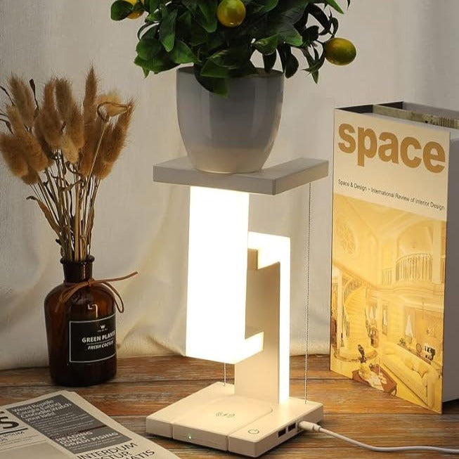 LED Desk Lamp Wireless Charging Modern