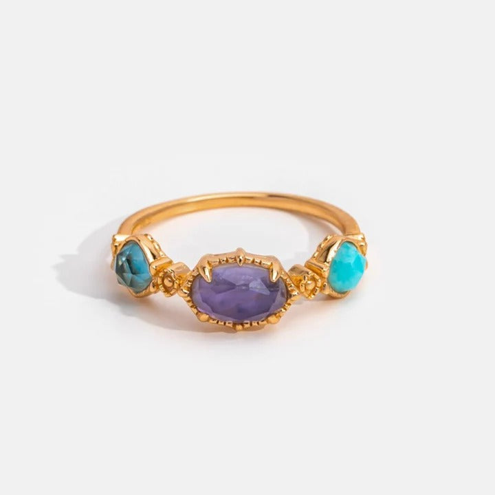 Aurelia Natural Agate Ring